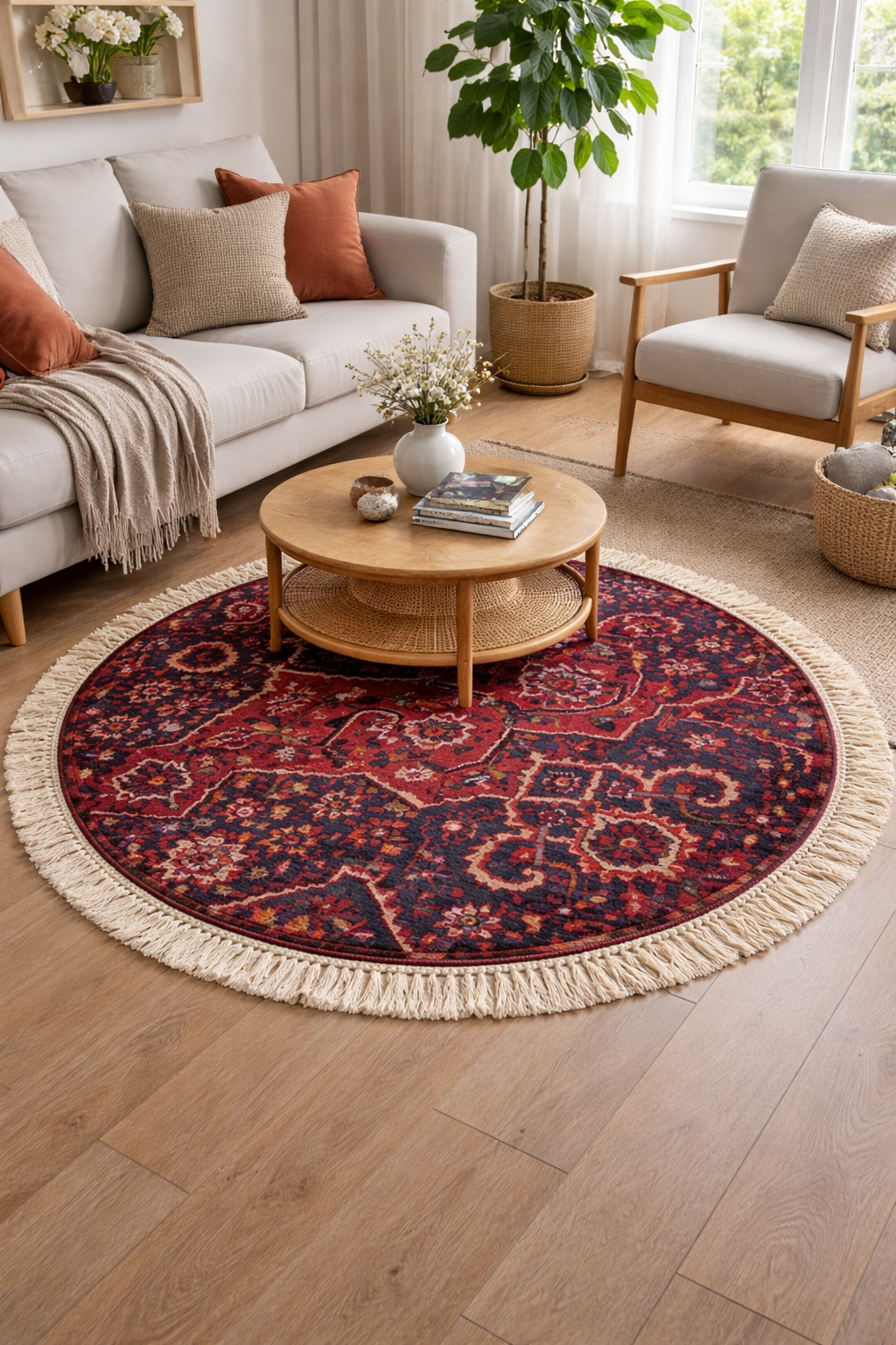 Crimson & Ivory Circle Collection