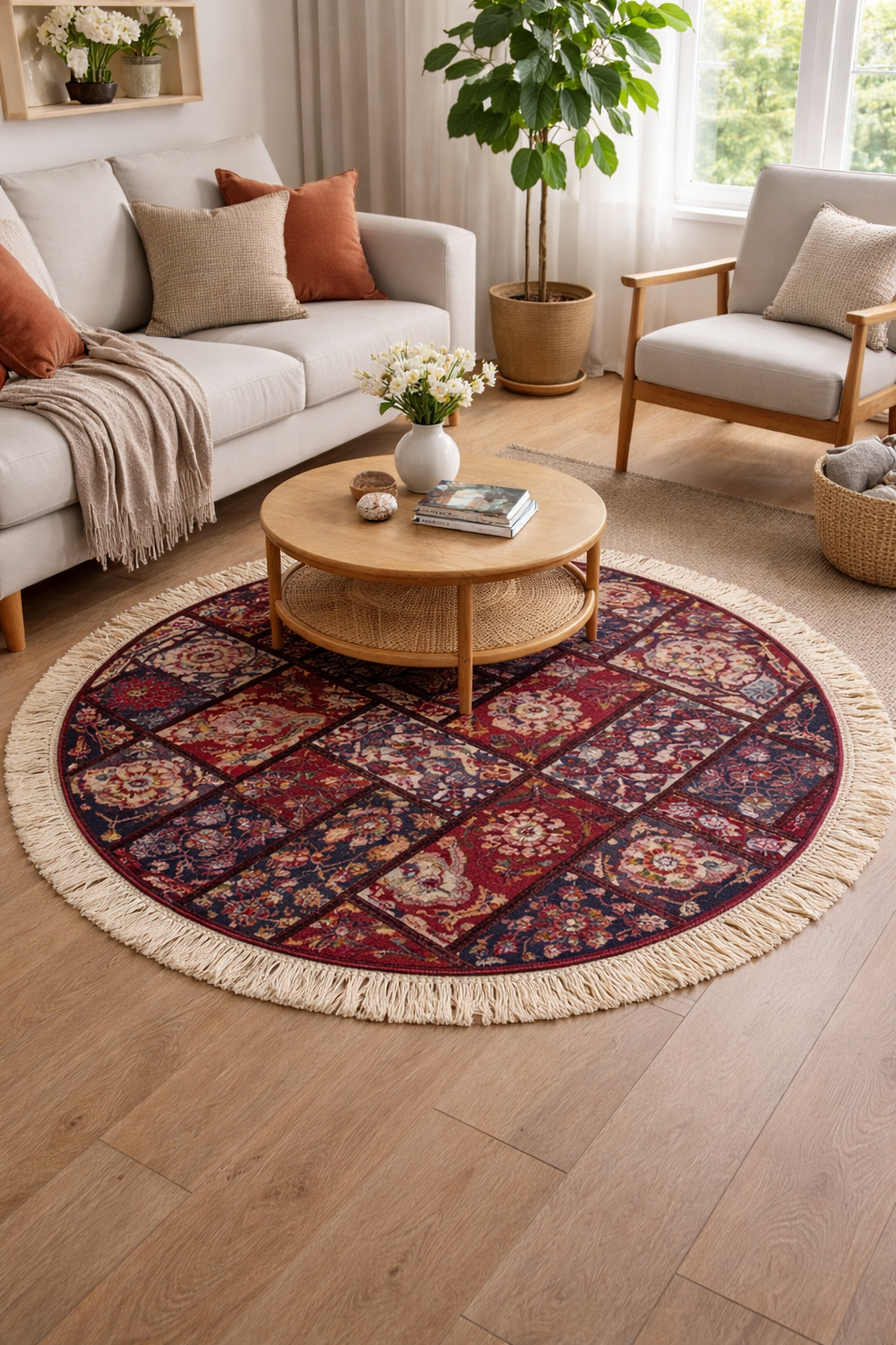 Crimson & Ivory Circle Collection