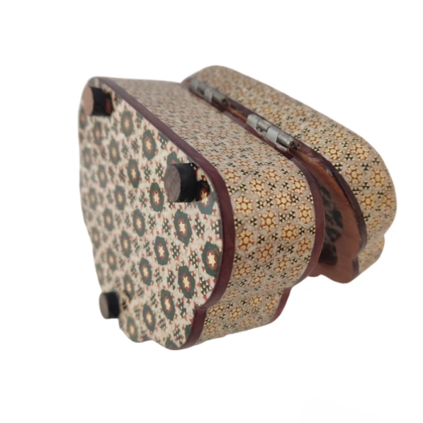 Persian Khatamkari Jewelry & Décor Box - Handcrafted Wooden Inlay from Isfahan