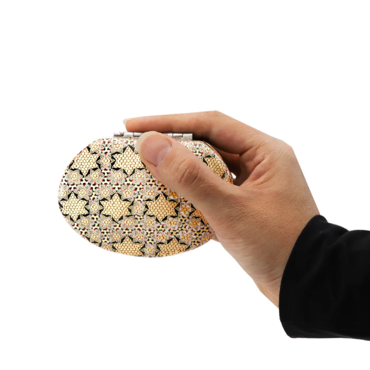 Persian Khatamkari Jewelry & Décor Box - Handcrafted Wooden Inlay from Isfahan