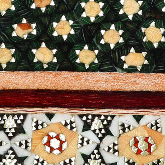Persian Khatamkari Jewelry & Décor Box - Handcrafted Wooden Inlay from Isfahan