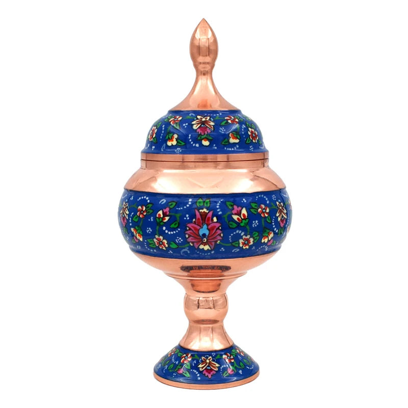 Hand-Painted Persian Copper & Pottery Decorative Collection-Isfahan Artistry