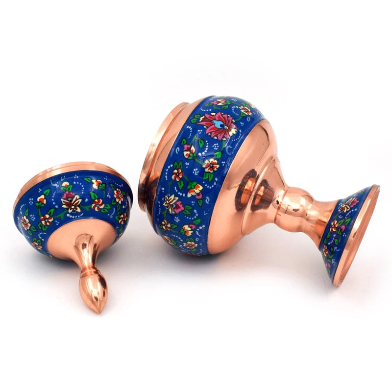Hand-Painted Persian Copper & Pottery Decorative Collection-Isfahan Artistry