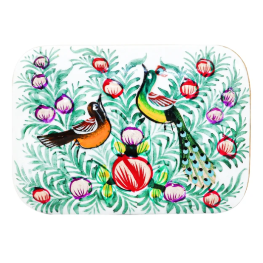 Persian Khatamkari Jewelry & Décor Box - Handcrafted Wooden Inlay from Isfahan