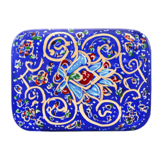 Persian Khatamkari Jewelry & Décor Box - Handcrafted Wooden Inlay from Isfahan