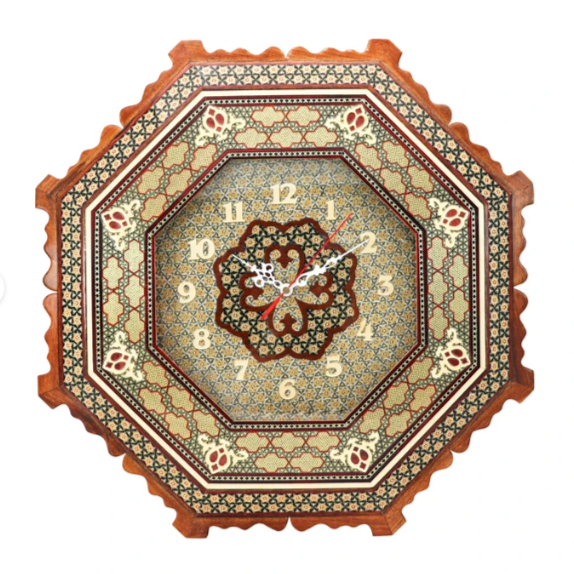 Persian Khatamkari Jewelry & Décor Box - Handcrafted Wooden Inlay from Isfahan