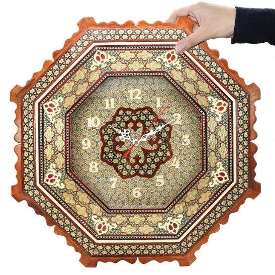 Persian Khatamkari Jewelry & Décor Box - Handcrafted Wooden Inlay from Isfahan