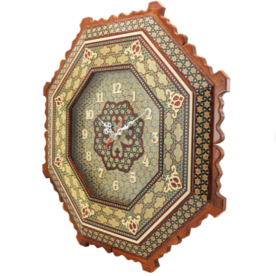 Persian Khatamkari Jewelry & Décor Box - Handcrafted Wooden Inlay from Isfahan