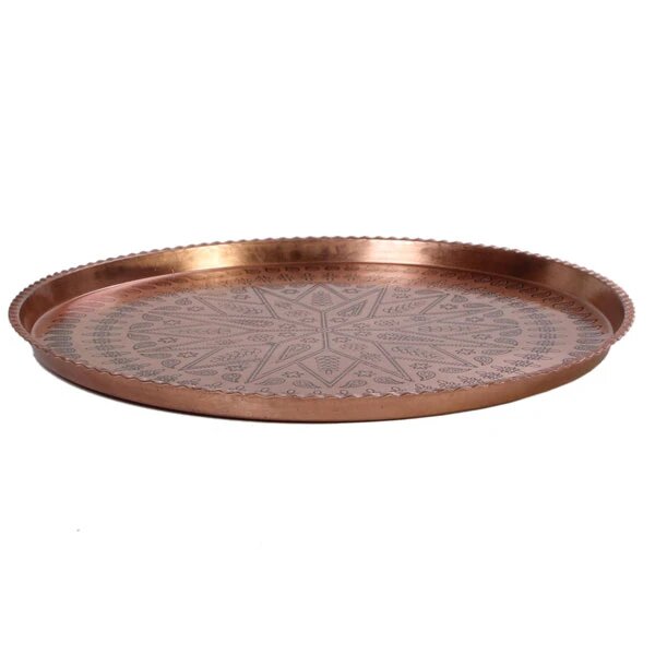 Set of 5 Elegant Copper Serving Dishes