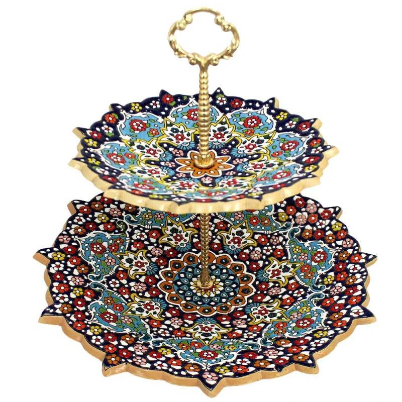 Hand-Painted Persian Copper & Pottery Decorative Collection-Isfahan Artistry