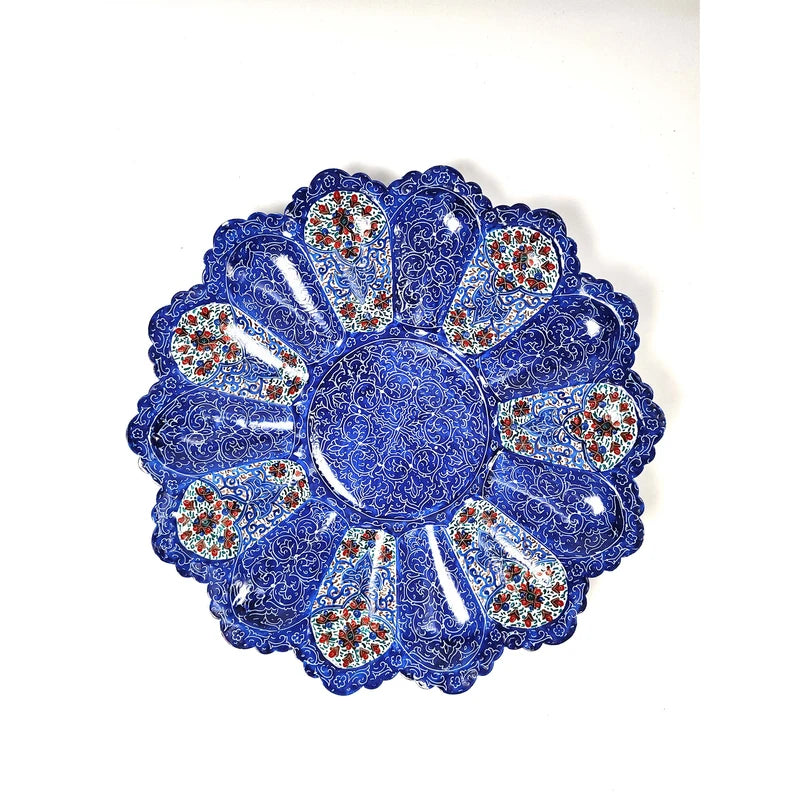 Hand-Painted Persian Copper & Pottery Decorative Collection-Isfahan Artistry