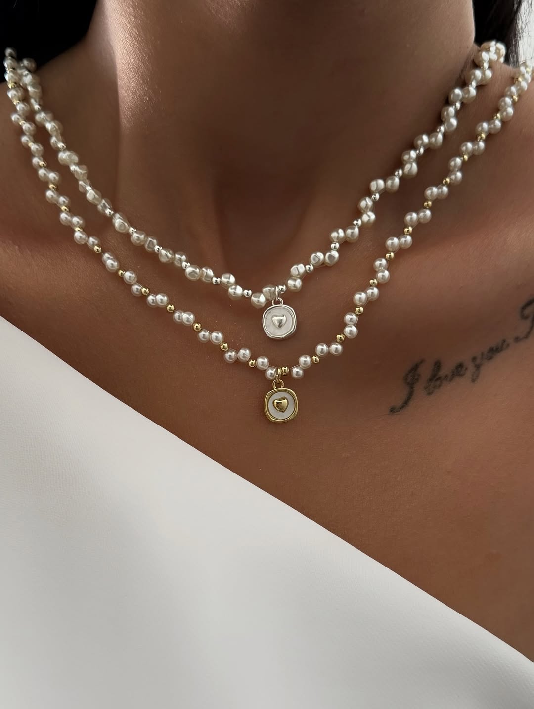 Engineered Pearl & Textured Sterling Silver Collection