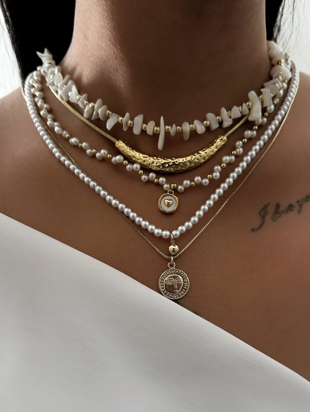 Engineered Pearl & Textured Sterling Silver Collection