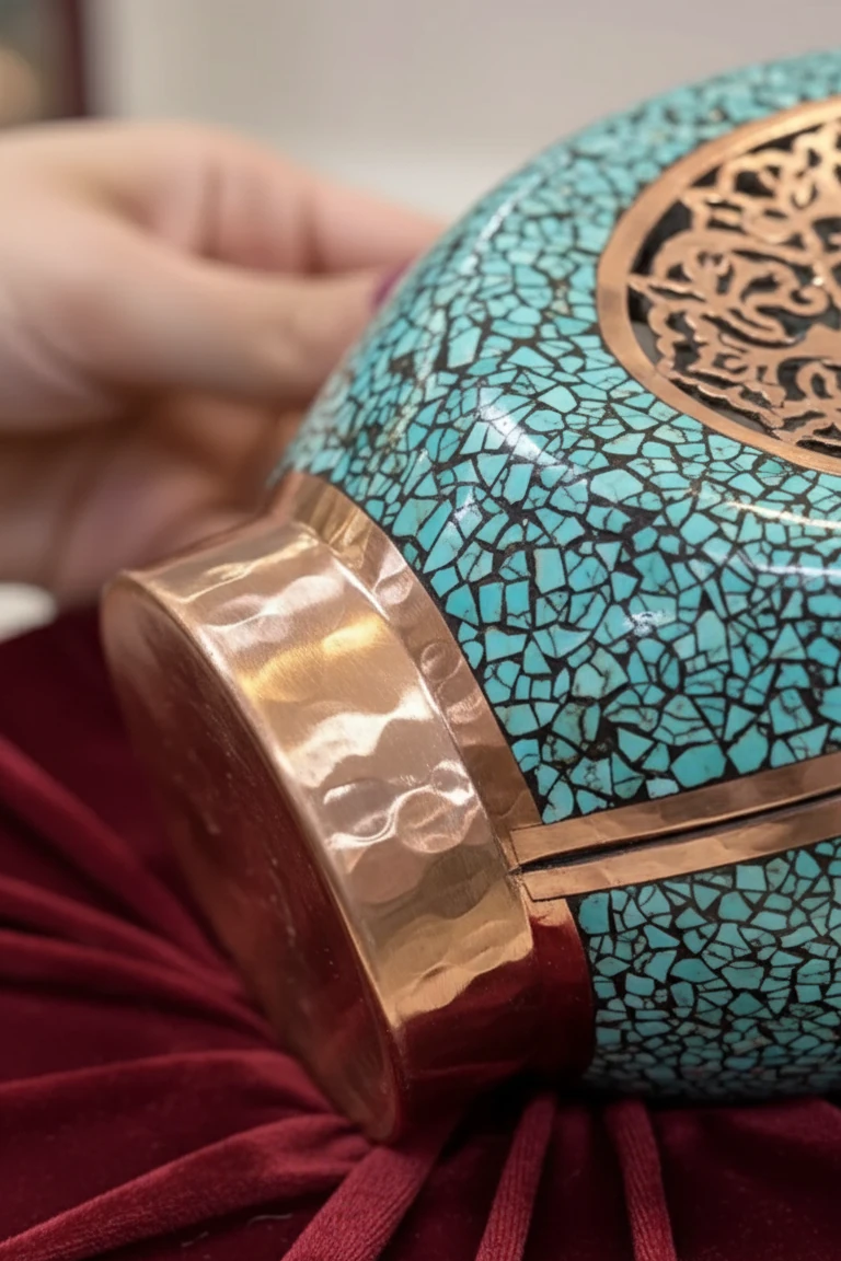 Handcrafted VIP Minakari Serving Set with Inner Glass Chamber – Complete Persian Serving Collection